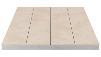 Terrassefod Easy Drop 67x67 cm Sort 6 Stk.