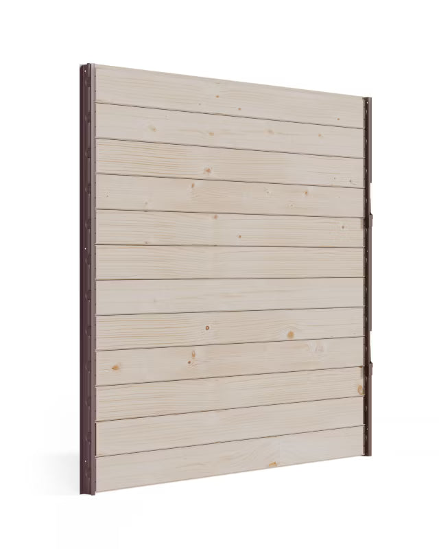 Terrassejalousi 150x109 cm Brun Gran
