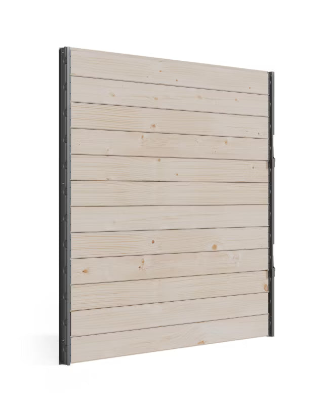Terrassejalousi Sæt 130x109 cm Antracit Gran