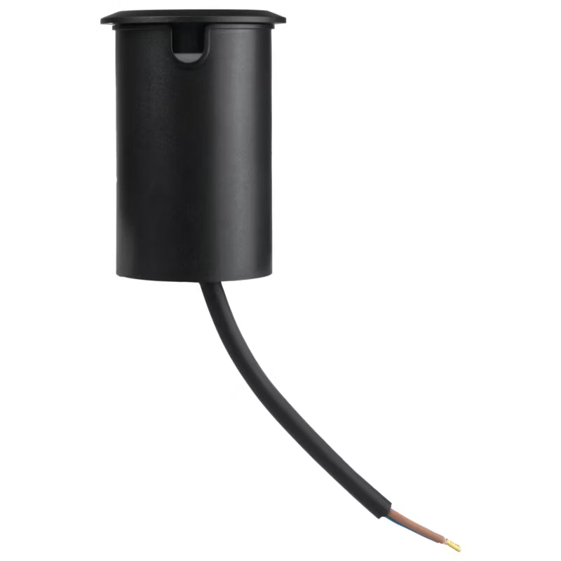 Terrasselampe 60 mm Sort IP66K
