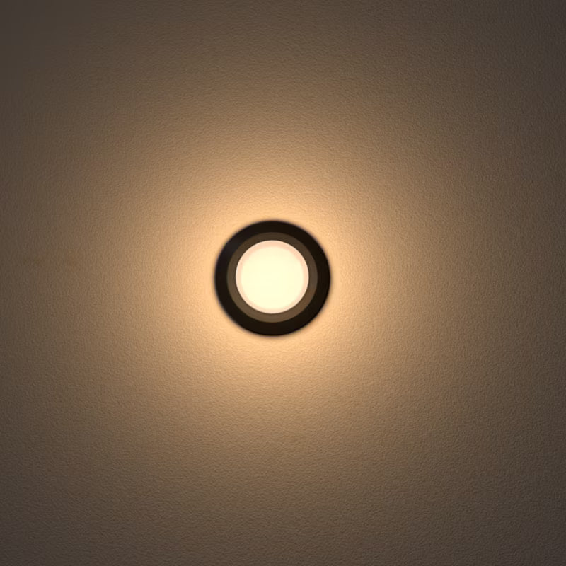 Terrasselampe 60 mm Sort IP66K