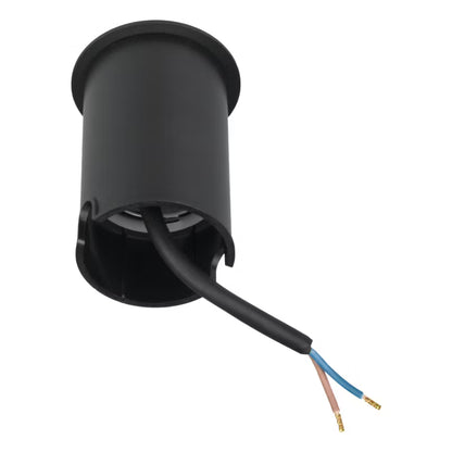 Terrasselampe 6 cm LED 80 lm Varm Hvid Sort