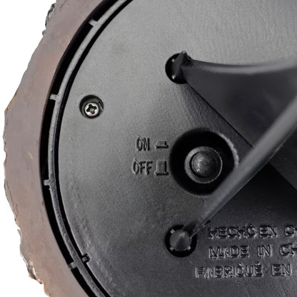 Terrasselampe Solcelle LED Ø13,3 cm Mørkt Træ IP65