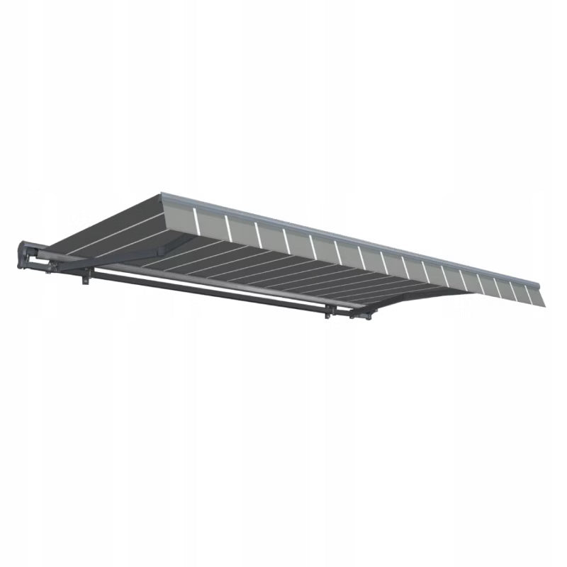 Terrassemarkise 450x300 cm Automatisk Hvid