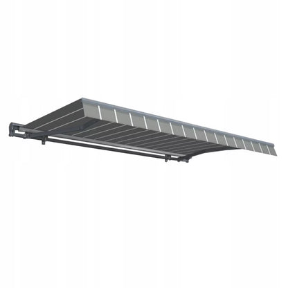 Terrassemarkise 450x300 cm Automatisk Hvid