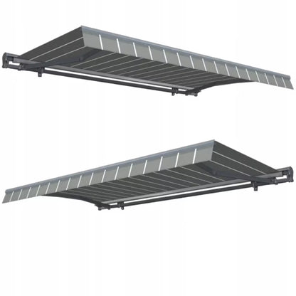 Terrassemarkise Automatisk 400x300 cm Hvid