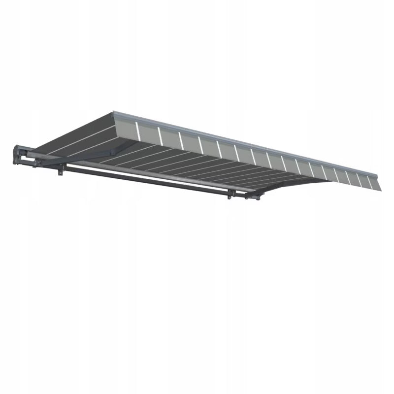 Terrassemarkise Automatisk 400x300 cm Hvid