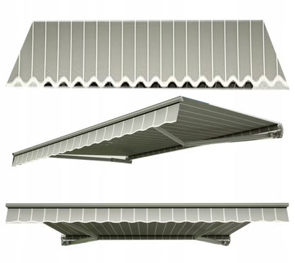 Terrassemarkise Classic 400x300 cm Flerfarvet