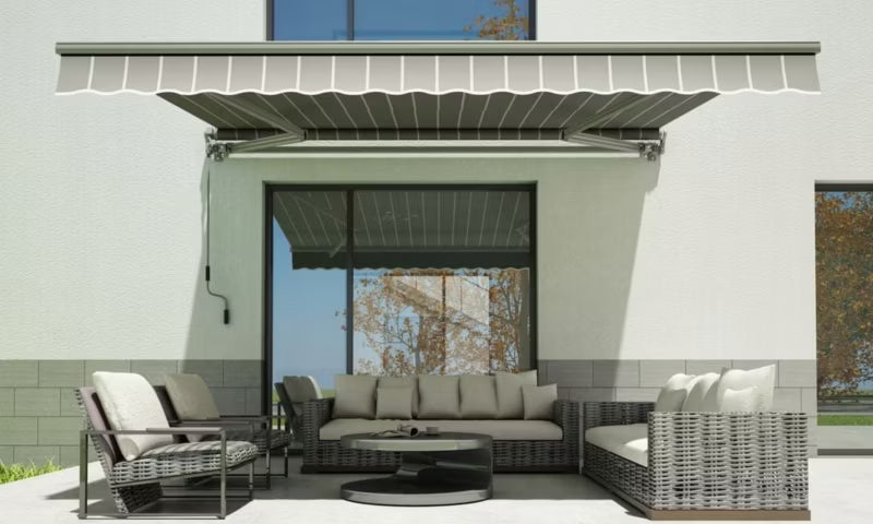 Terrassemarkise Classic 400x300 cm Flerfarvet