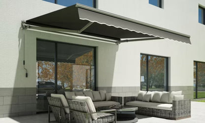 Terrassemarkise Classic 400x300 cm Grå