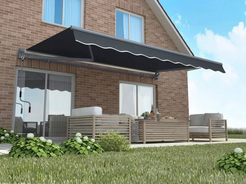 Terrassemarkise Classic 450x300 cm Grå