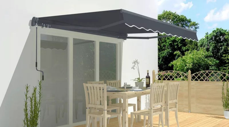 Terrassemarkise CLASSIC 500x300 cm Grå