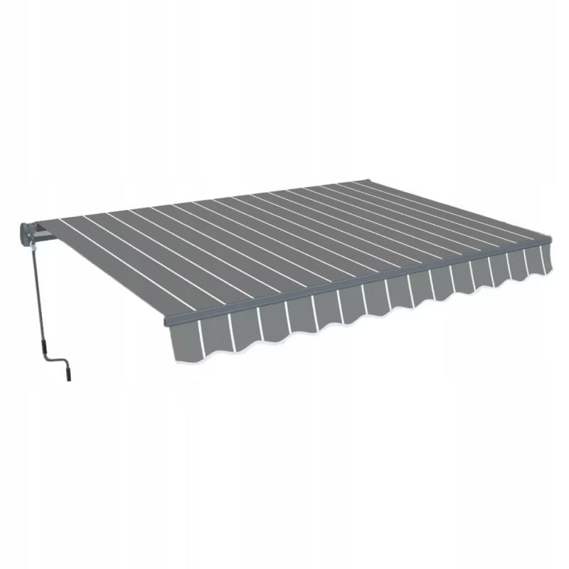 Terrassemarkise CLASSIC 500x300 cm Grå Væghængt
