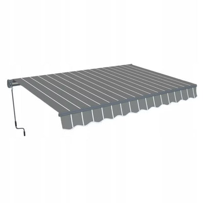 Terrassemarkise CLASSIC 500x300 cm Grå Væghængt