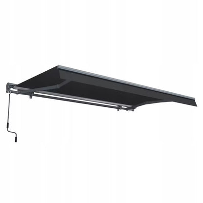 Terrassemarkise Premium 450x300 cm Grå