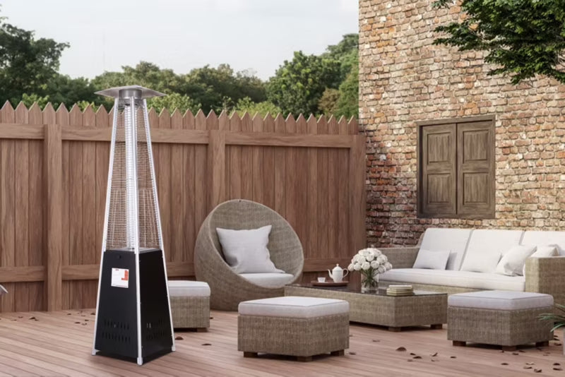 Terrassevarmer Gas 13kW MIR-H71-24S Sort