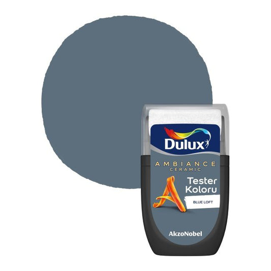 Tester maling Dulux Ambiance Ceramic blue loft 0,03 l