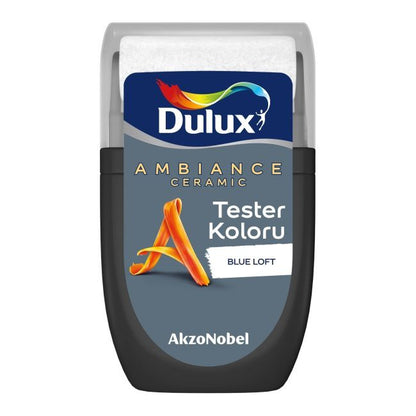 Tester maling Dulux Ambiance Ceramic blue loft 0,03 l