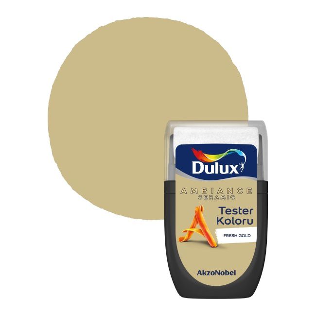 Dulux Ambiance Ceramic fresh gold malingstester 0,03 l