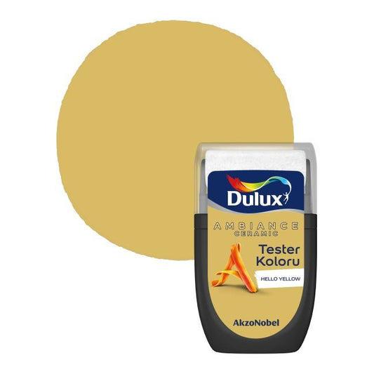 Tester maling Dulux Ambiance Ceramic hello yellow 0,03 l