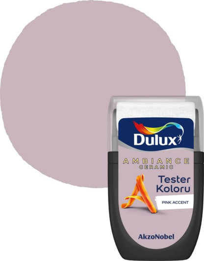 Tester til maling Dulux Ambiance Ceramic pink accent 0,03 l