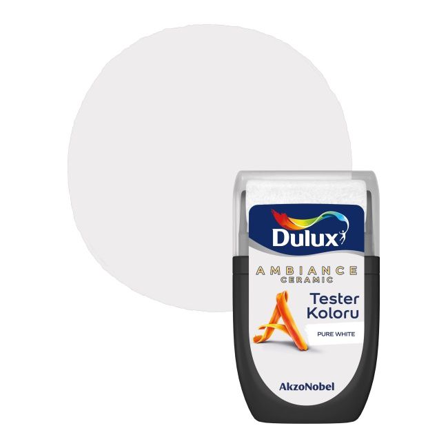 Dulux Ambiance Ceramic ren hvid malingstester 0,03 l