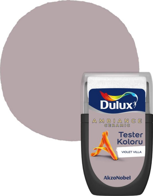 Tester maling Dulux Ambiance Ceramic violet villa 0,03 l