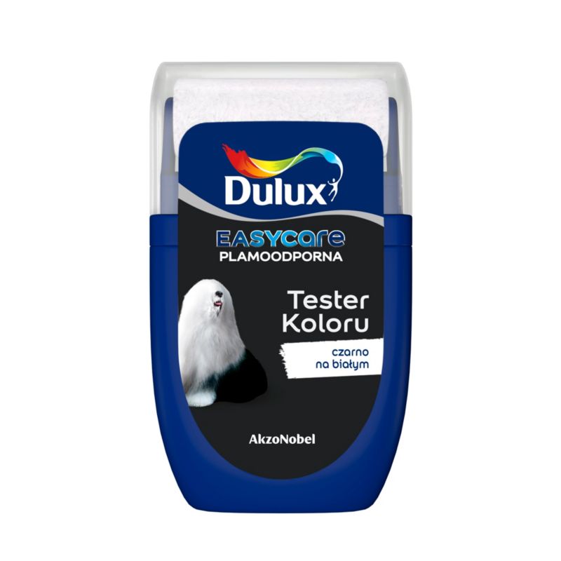 Dulux EasyCare malingstester sort på hvid 0,03 l