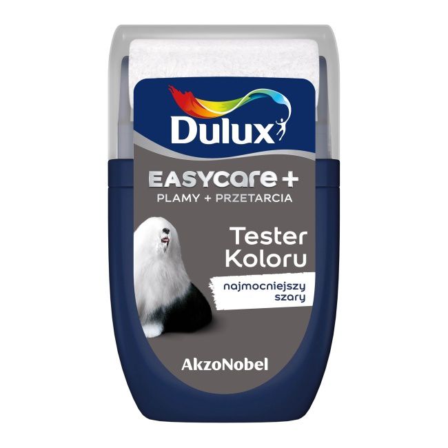 Dulux EasyCare+ malingstester stærkeste grå 0,03 l