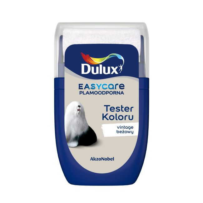 Tester af maling Dulux EasyCare vintage beige 0,03 l