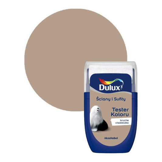 Dulux tester maling til vægge og lofter i farven sprød småkage 0,03 l