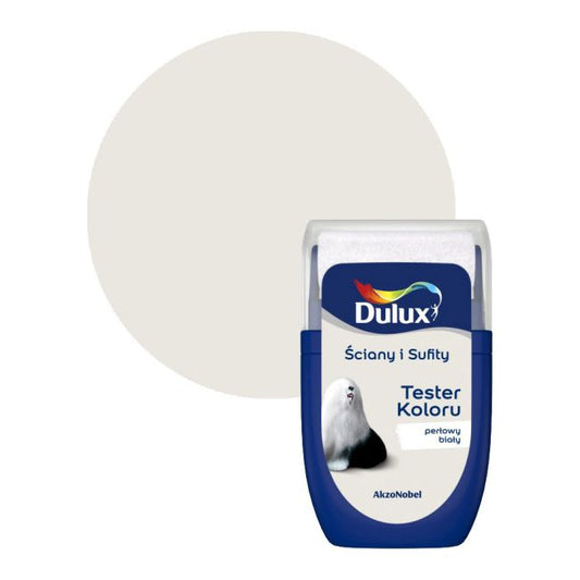 Dulux tester til vægge og lofter i perlehvid, 0,03 l