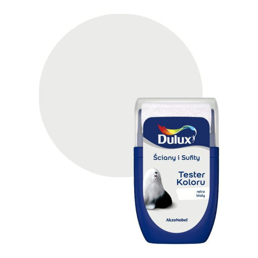 Dulux tester til maling til vægge og lofter retro hvid 0,03 l