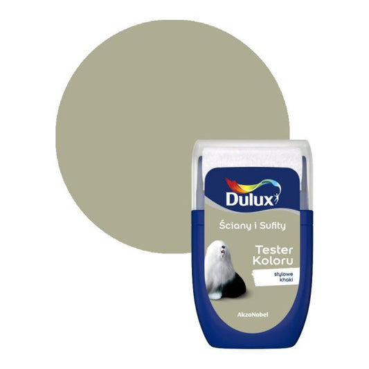 Dulux tester maling til vægge og lofter i stilfuld khaki 0,03 l