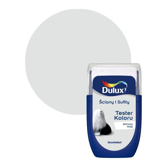 Dulux testmaling til vægge og lofter, off-white, 0,03 l