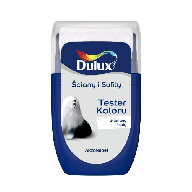 Dulux testmaling til vægge og lofter, off-white, 0,03 l