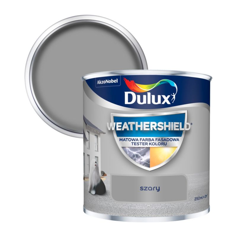 Dulux grå facademaletester 250 ml