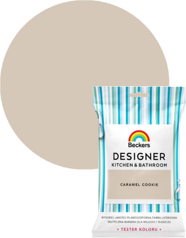 Tester af farve Beckers Designer Kitchen&Bathroom Caramel Cookie 0,05 l