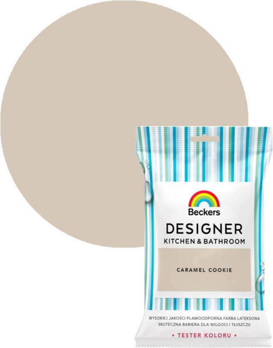 Tester af farve Beckers Designer Kitchen&Bathroom Caramel Cookie 0,05 l