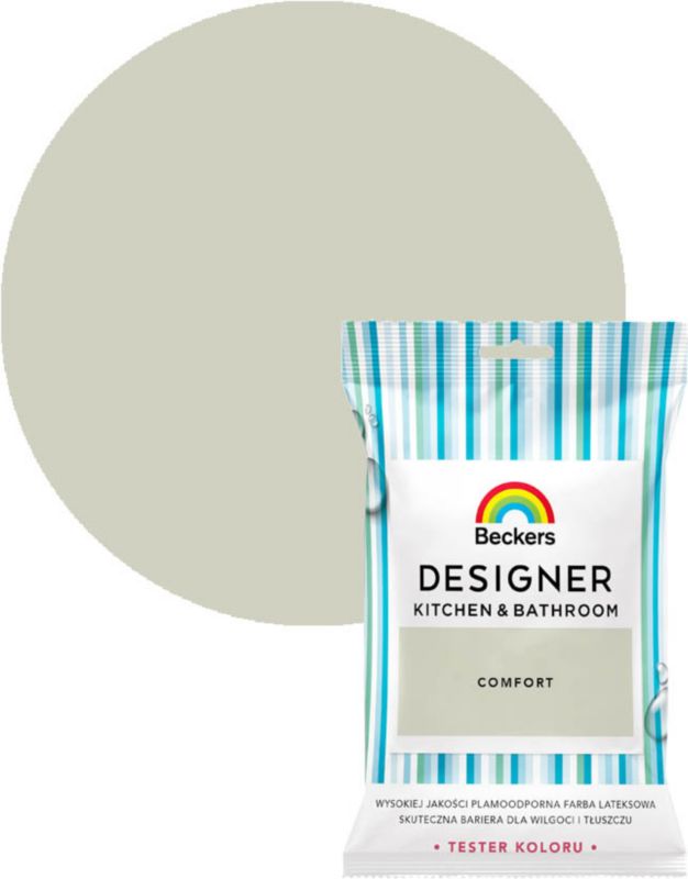 Tester af farve Beckers Designer Kitchen & Bathroom Comfort 0,05 l
