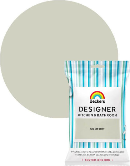 Tester af farve Beckers Designer Kitchen & Bathroom Comfort 0,05 l