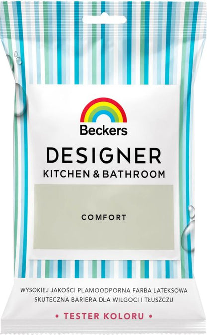 Tester af farve Beckers Designer Kitchen & Bathroom Comfort 0,05 l