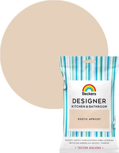 Tester af farve Beckers Designer Kitchen&Bathroom Exotic Apricot 0,05 l
