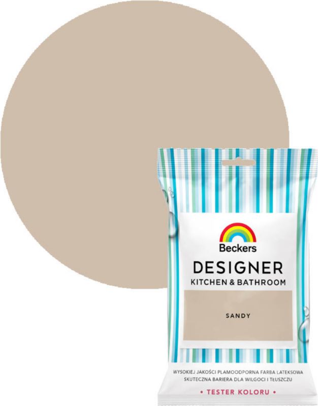 Tester af farve Beckers Designer Kitchen&Bathroom Sandy 0,05 l