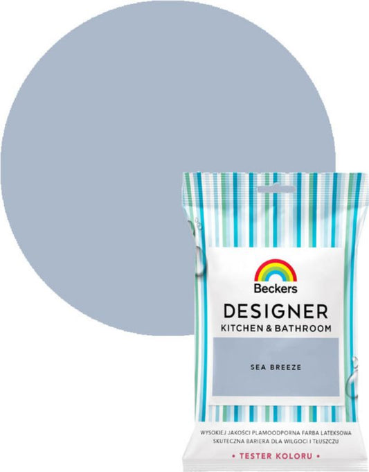 Tester af farve Beckers Designer Kitchen&Bathroom Sea Breeze 0,05 l