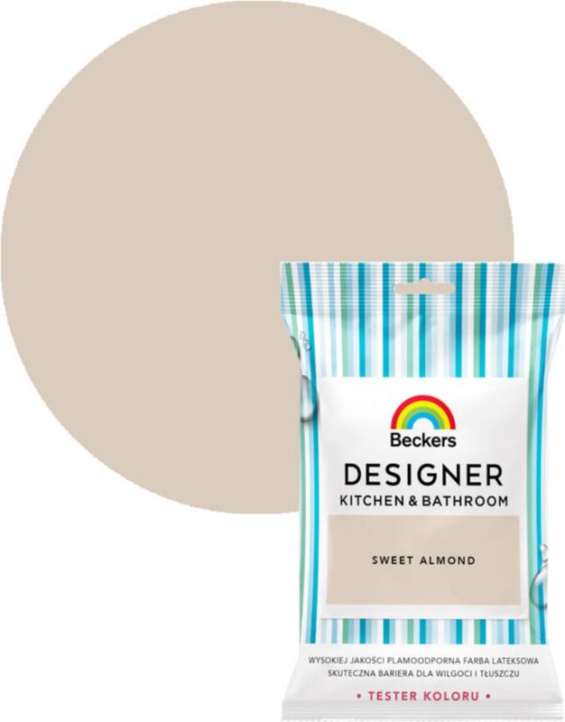 Tester af farve Beckers Designer Kitchen&Bathroom Sweet Almond 0,05 l