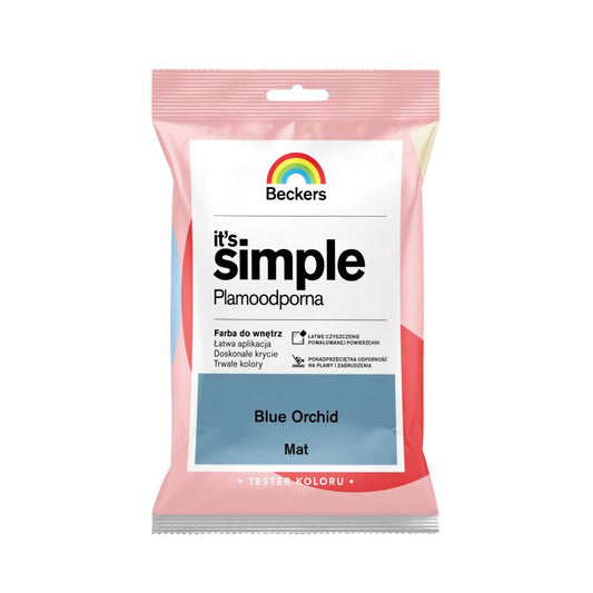 Tester af farve Beckers It's Simple blå orkidé 0,05 l