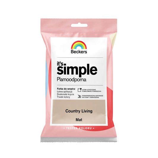 Tester af farve Beckers It's Simple country living 0,05 l