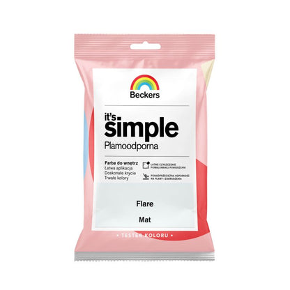 Tester af farve Beckers It's Simple flare 0,05 l