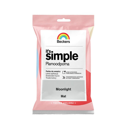 Tester af farve Beckers It's Simple moonlight 0,05 l